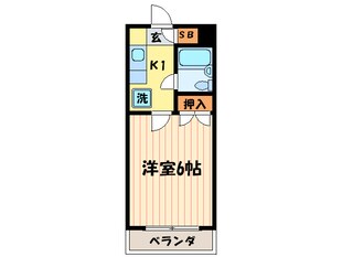 パティオ　プラスパⅢの物件間取画像